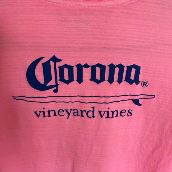Vineyard Vines Corona Surf Logo Hoodie Tee Limited -Edition Collection Size XXS - Picture 3 of 11
